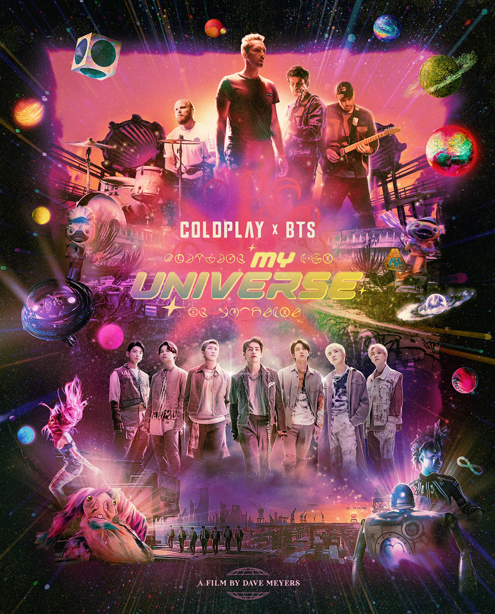 Coldplay BTS Myuniverse