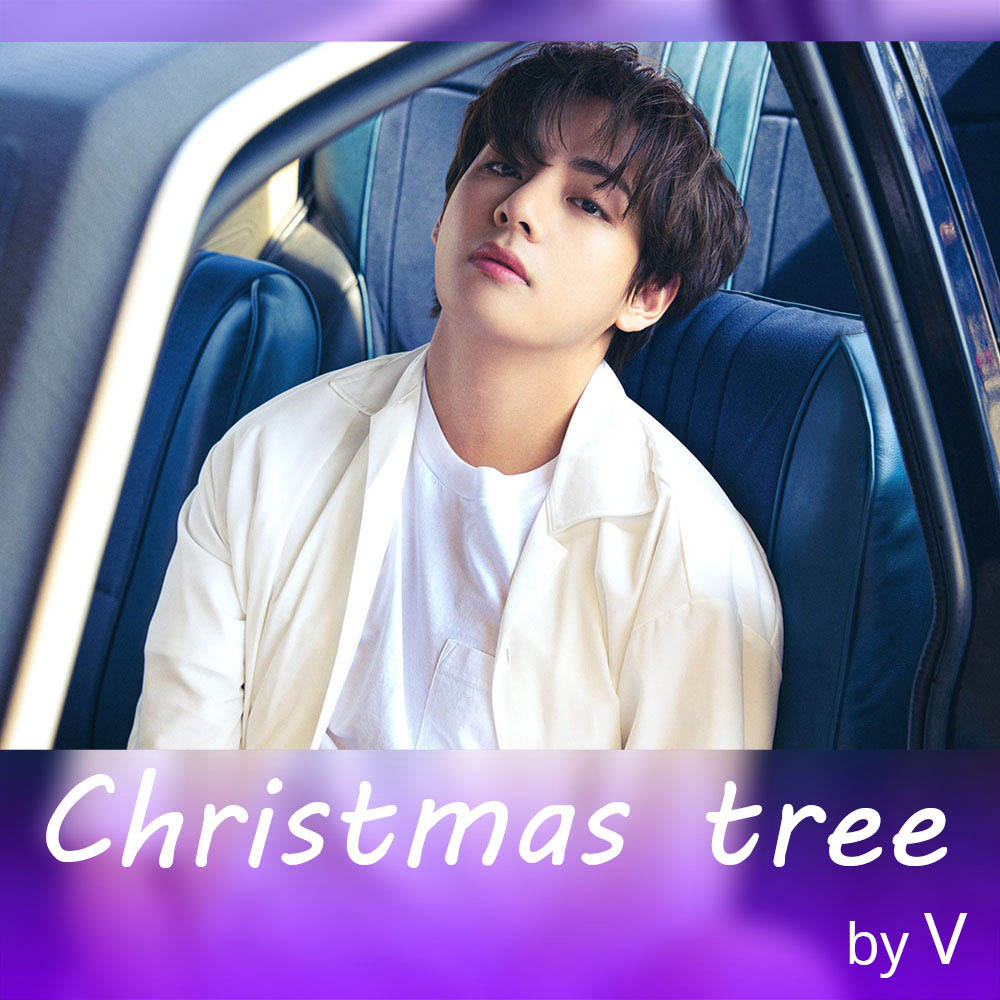 BTS V Christmas tree